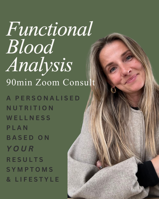 FUNCTIONAL BLOOD ANALYSIS + 90min CONSULT