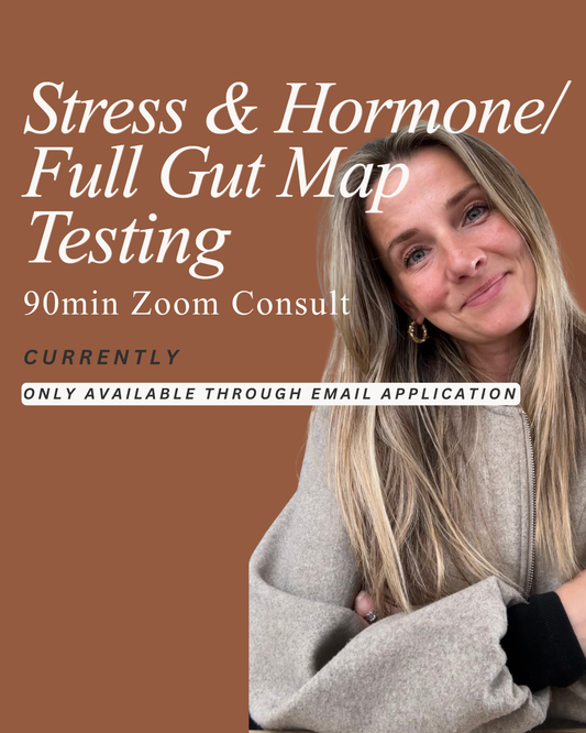 STRESS/ HORMONE &/or FULL GUT MAP TESTING (available through application only)